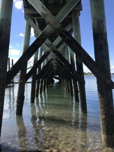 Fitzgerald Metal Works. The underside of a pier or dock